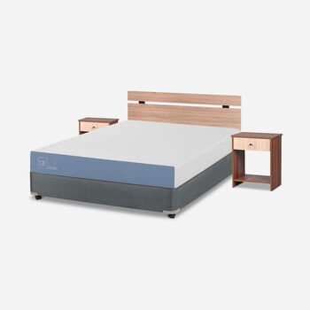 Cama Americana 2 Plazas Excellence + Set Olmo