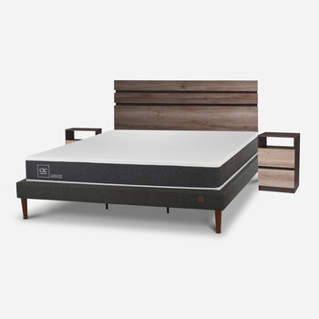 Cama Europea Curve King Ortopedic + Set Ares