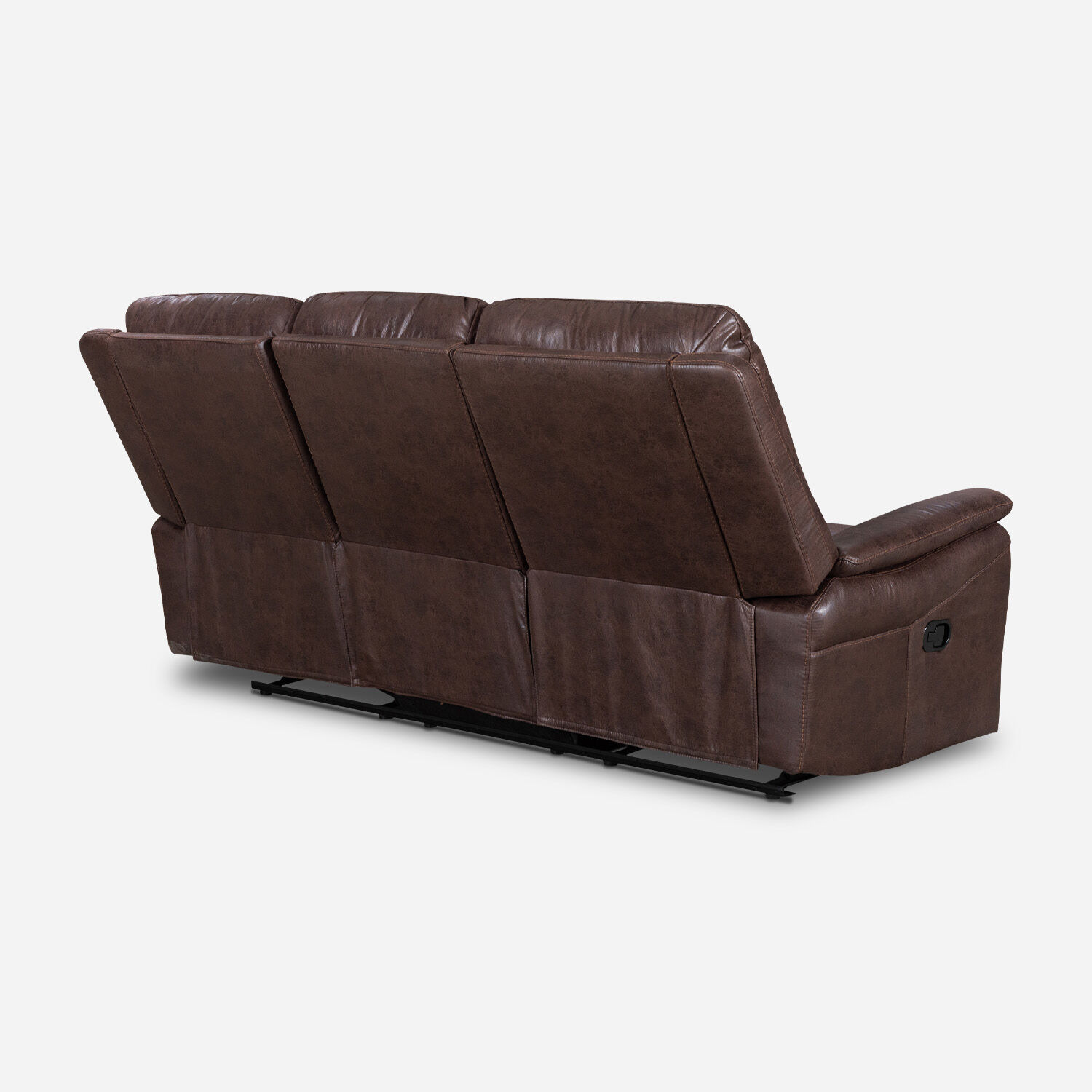 Sofá 3 Cuerpos Reclinable Toledo Walnut