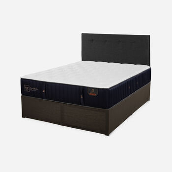 Cama Iron Smart 2 Plazas Premium + Respaldo Black