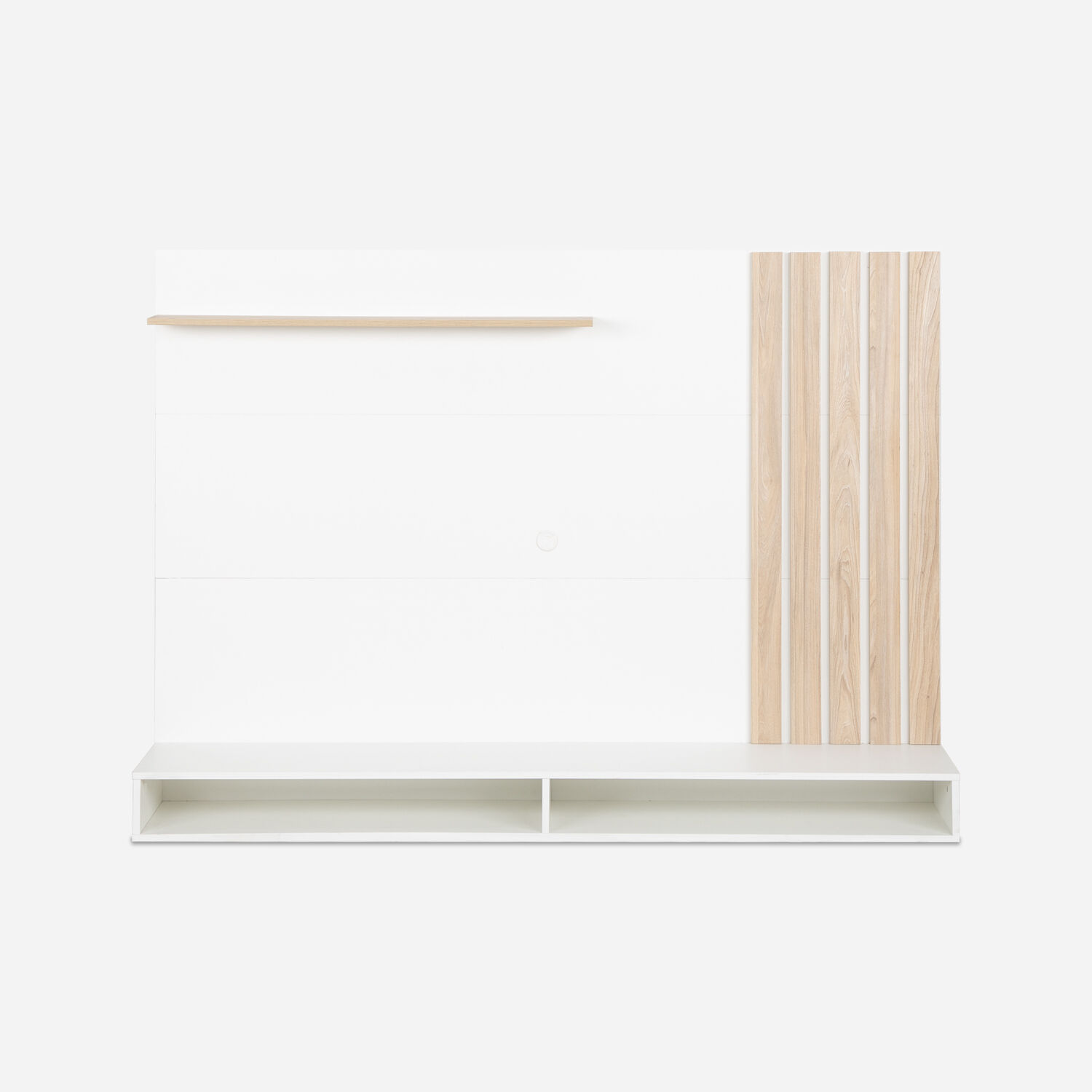 Mueble Tv 70" Panel Dalí Blanco Olmo