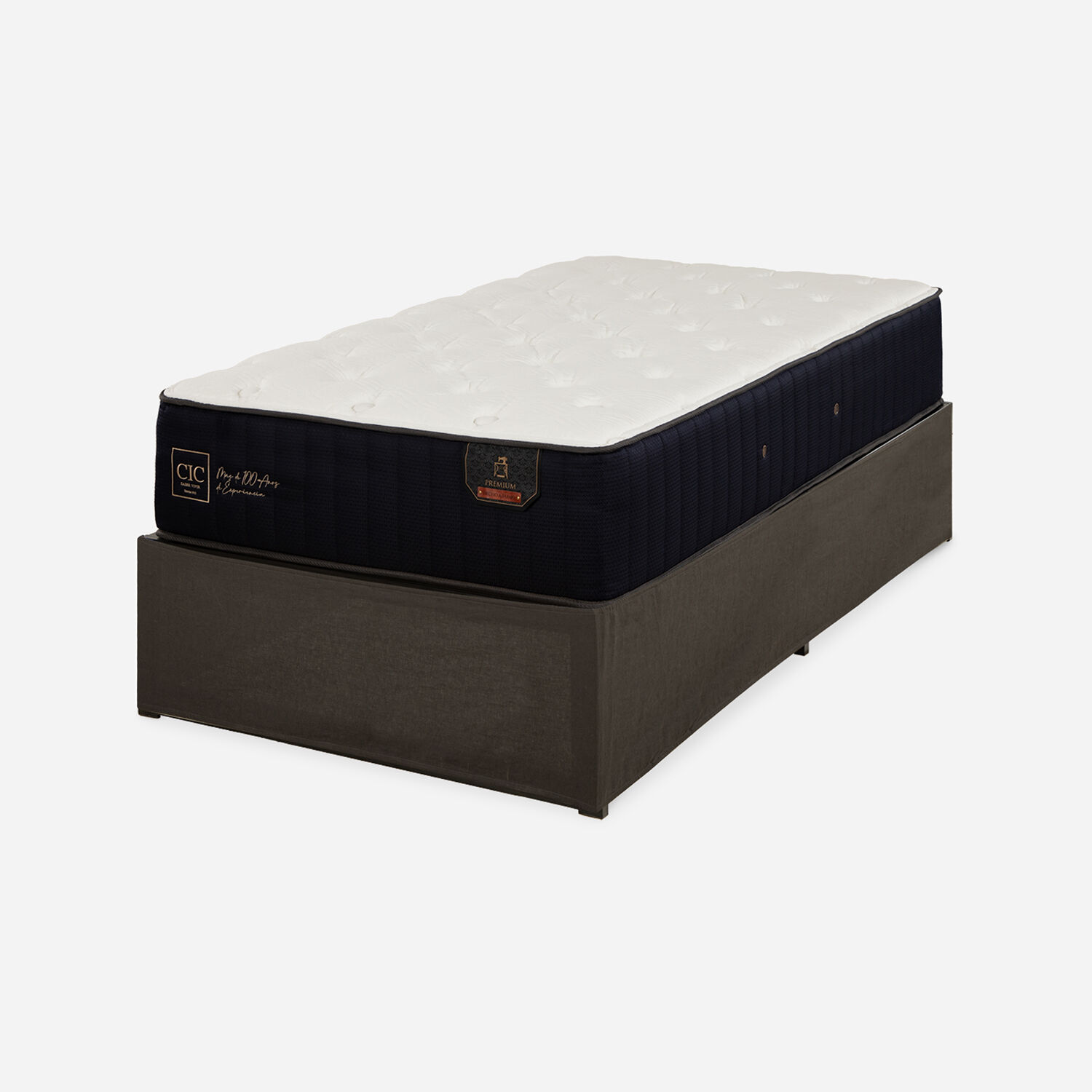 Cama Iron Smart 1,5 Plazas  Premium