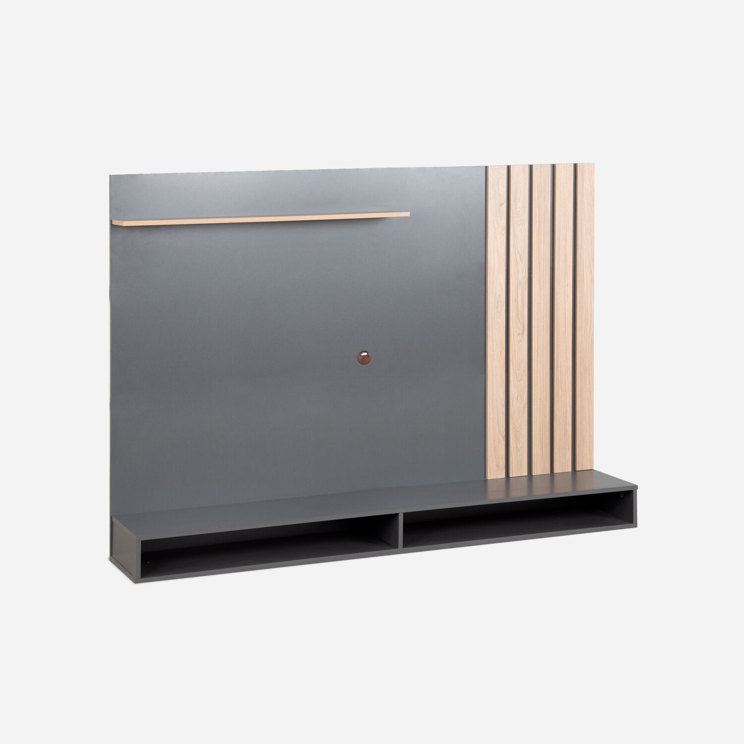 Mueble Tv 70" Panel Dalí Gris Olmo